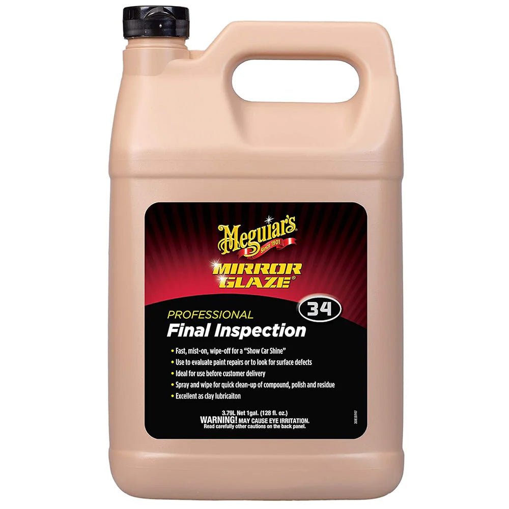 Meguiar's Professional Final Inspection Wipe - Off Detailer - 1 Gallon [M3401] - Houseboatparts.com