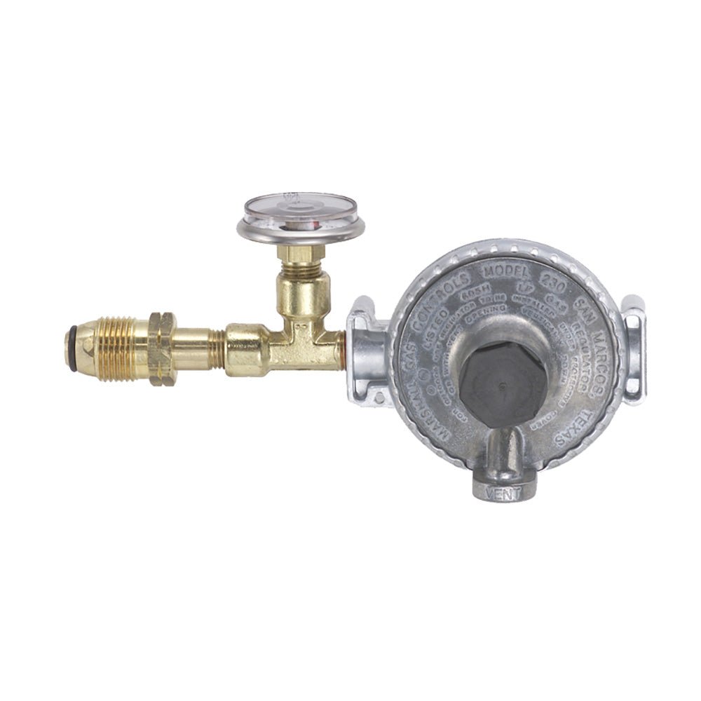 Trident Marine Single Stage Regulator w/300 PSI Gauge w/Tank Mount [1200 - 1411] - Houseboatparts.com