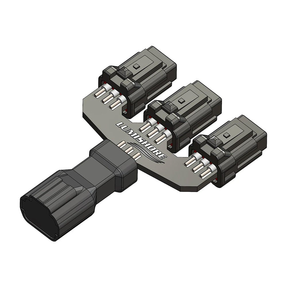 Lumishore Lux Strip Neon Flex 6 - Core 3 - Way Splitter [010 - 14466 - 00] - Houseboatparts.com