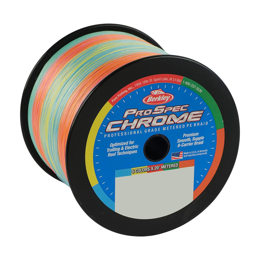 Berkley Prospec Chrome 5 x 20' Metered Braid - 30lb - 3500yd [1621890] - Houseboatparts.com