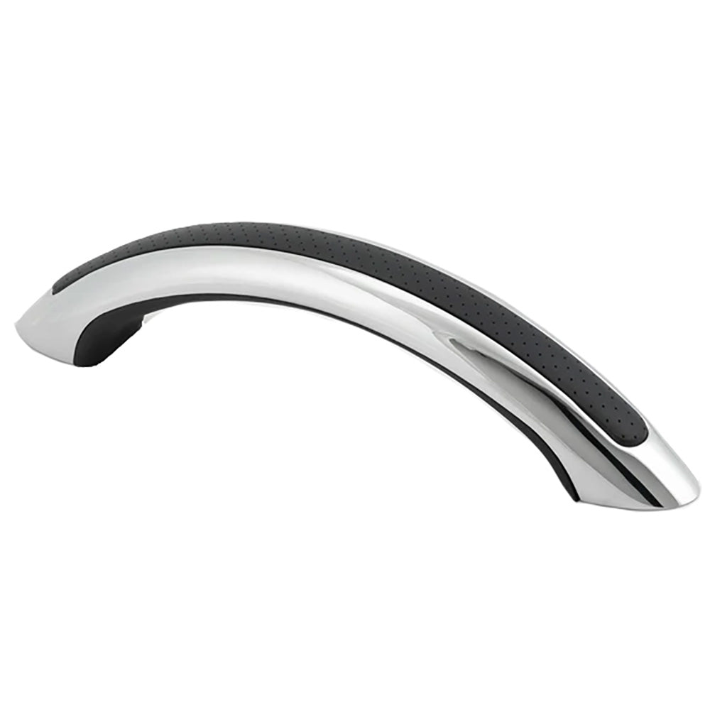 Whitecap 9" Stainless Steel Grab Handle with UV - Resistant Black Vinyl Inlay [S - 7104] - Houseboatparts.com
