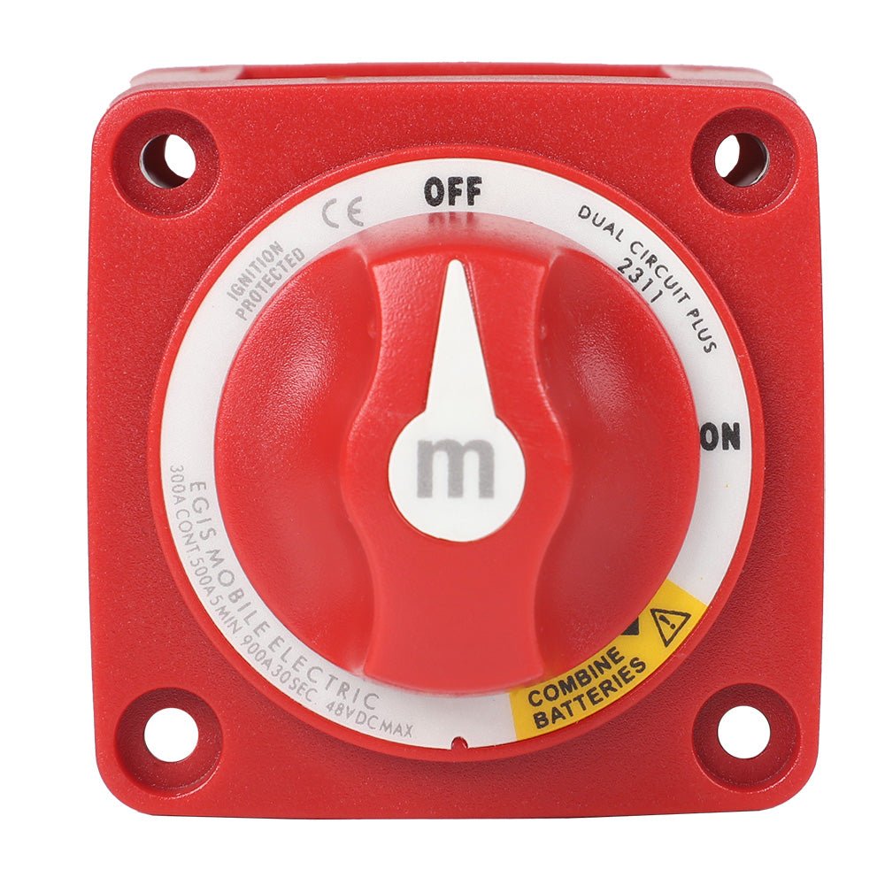 Egis M - Series 300A Dual Circuit Battery Switch w/Combine Battery Switch [2311] - Houseboatparts.com