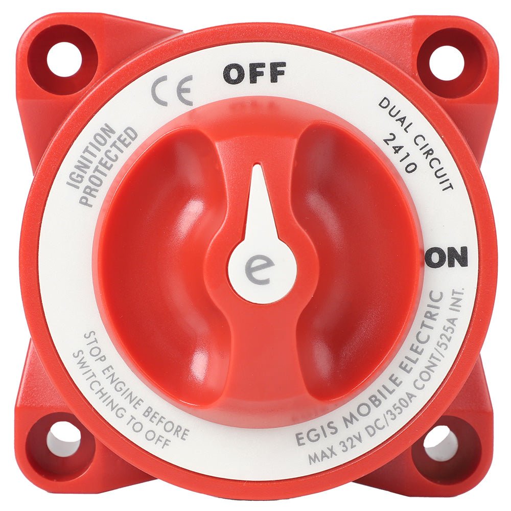Egis E - Series 350A Dual Circuit Battery Switch Off/On [2410] - Houseboatparts.com