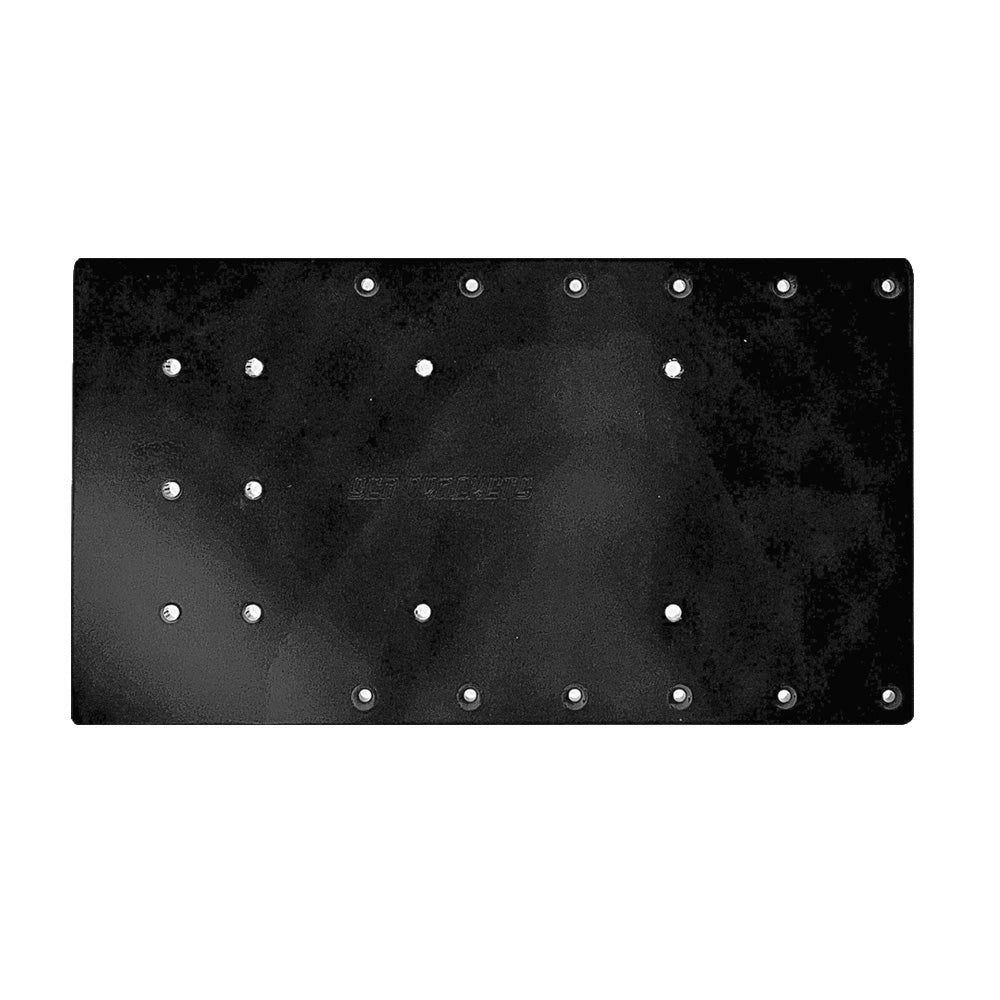 Sea Brackets 18" Straight Trolling Motor Plate f/Minn Kota Quest - Black [SEA2320 - BLK] - Houseboatparts.com