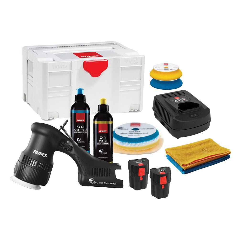 RUPES Bigfoot HLR75 Mini iBrid Polisher Kit Beta [HLR75/BETA] - Houseboatparts.com