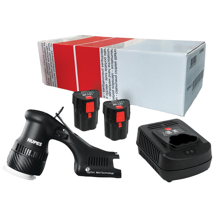RUPES Bigfoot HLR75 Mini iBrid Polisher 1 - Charger 2 - Battery Pack [HLR75/STB] - Houseboatparts.com