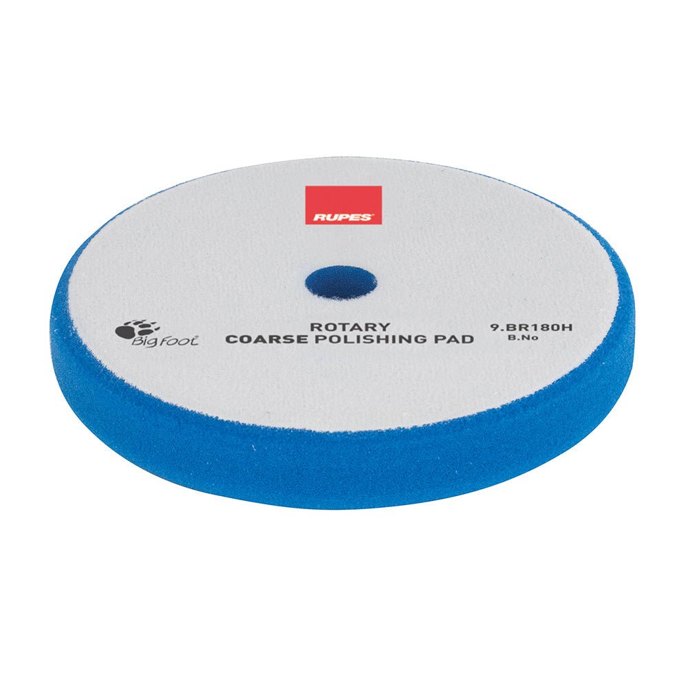 RUPES Rotary Coarse Polishing Foam Pad 155/160mm - Blue [9.BR180H] - Houseboatparts.com