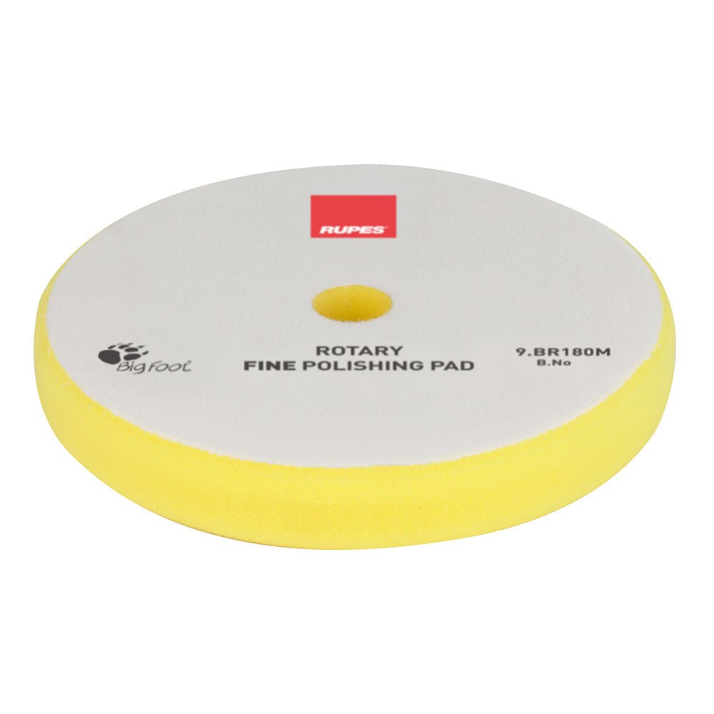 RUPES Rotary Fine Polishing Foam Pad 155/160mm - Yellow [9.BR180M] - Houseboatparts.com