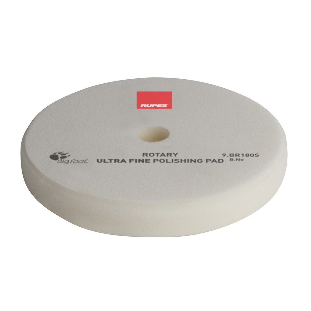 RUPES Rotary Ultra - Fine Polishing Foam Pad 155/160mm - White [9.BR180S] - Houseboatparts.com