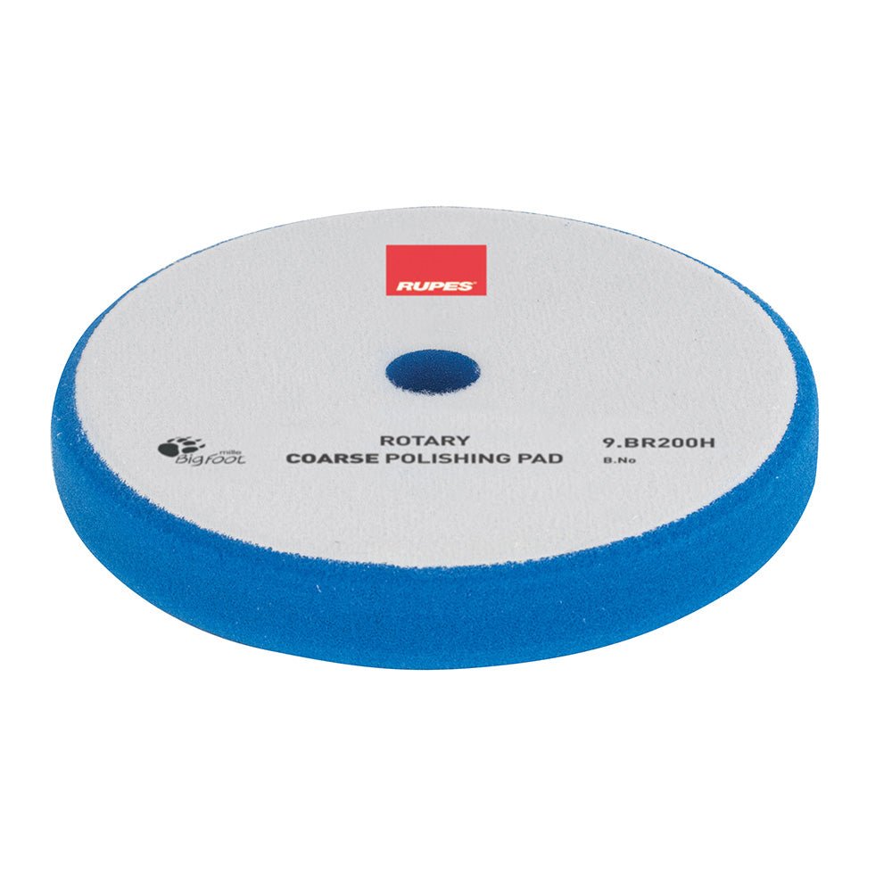 RUPES Rotary Coarse Polishing Foam Pad 175/180mm - Blue [9.BR200H] - Houseboatparts.com