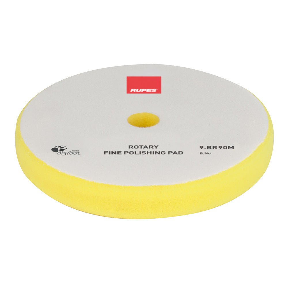 RUPES Rotary Fine Polishing Foam Pad 75/90mm - Yellow [9.BR90M] - Houseboatparts.com