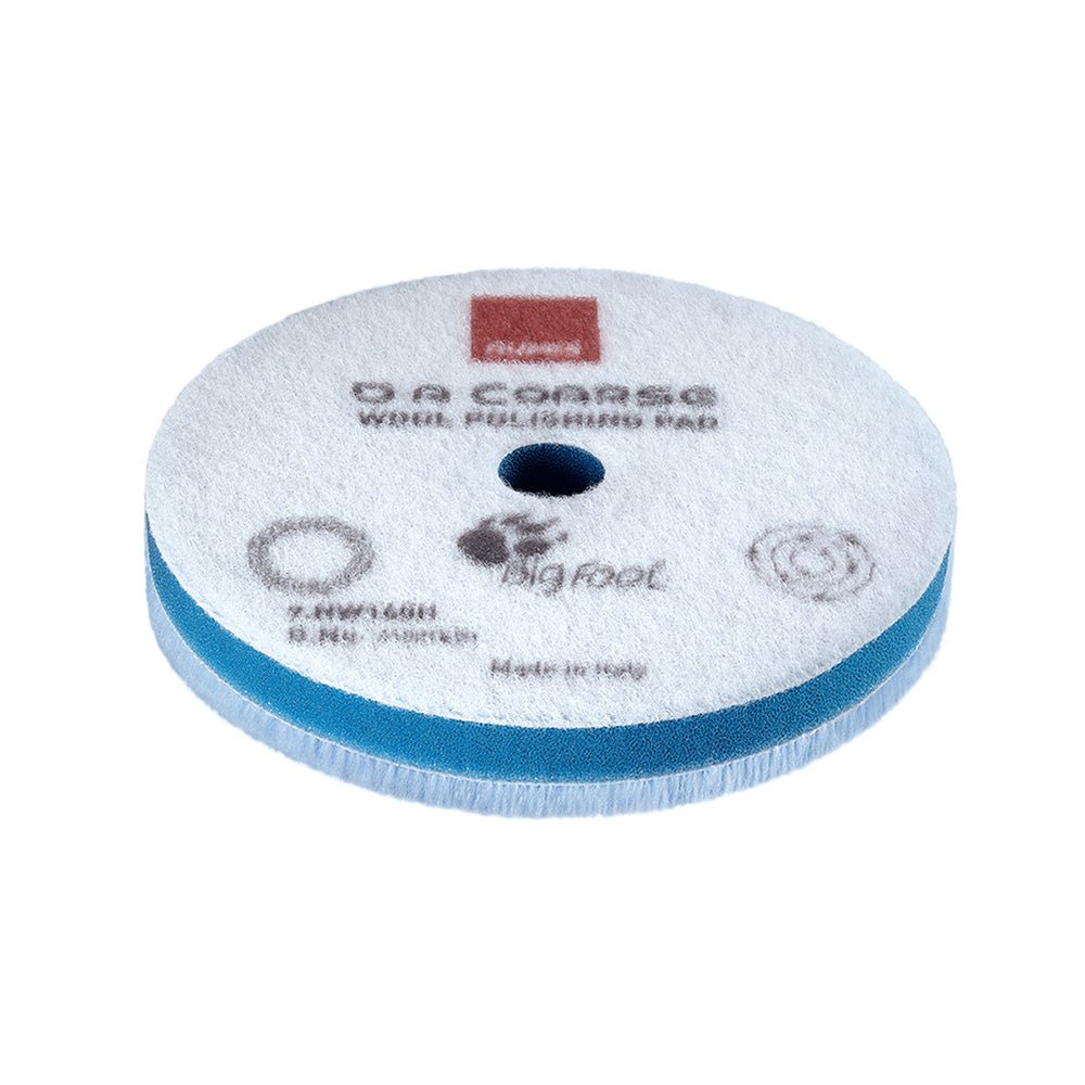 RUPES D - A Coarse Wool Polishing Pad 160mm - Blue [9.NW160H] - Houseboatparts.com