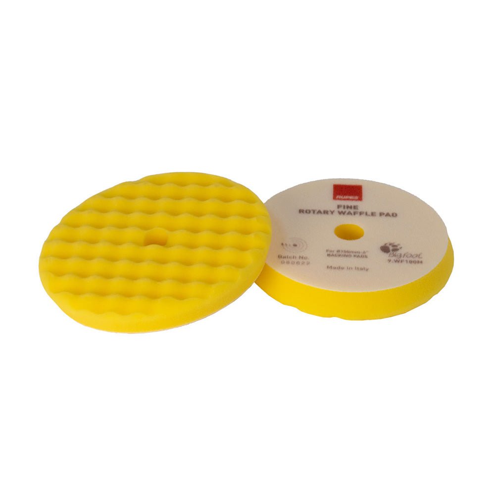 RUPES Velcro Waffle Fine Polishing Pad f/Rotary Polishers 180mm - Yellow [9.WF180M] - Houseboatparts.com