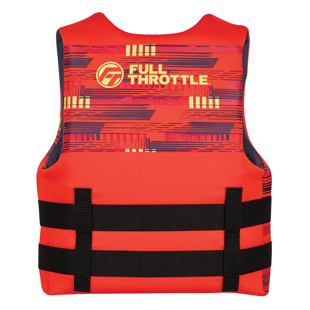 Full Throttle Youth Rapid - Dry Life Jacket - Red [142100 - 100 - 002 - 26] - Houseboatparts.com