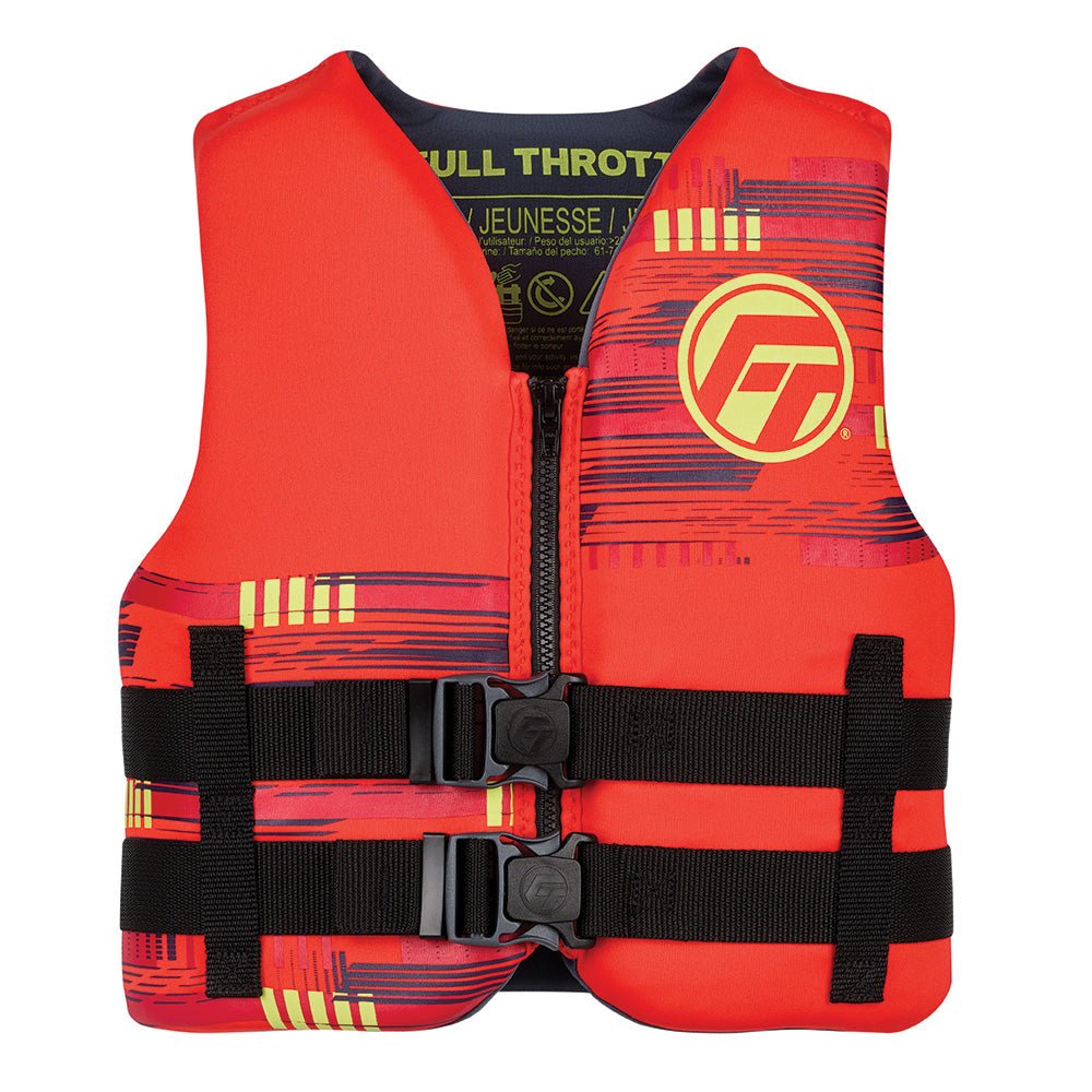 Full Throttle Youth Rapid - Dry Life Jacket - Red [142100 - 100 - 002 - 26] - Houseboatparts.com