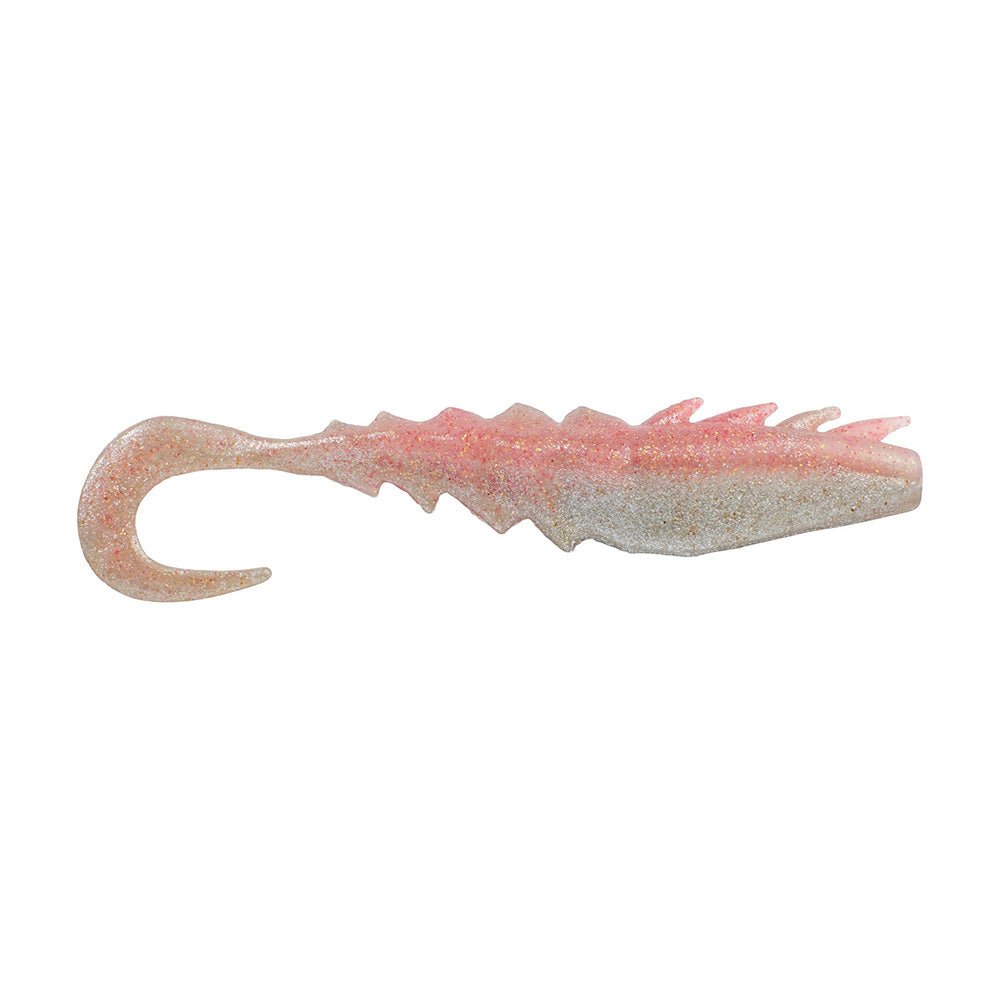 Berkley Gulp! Saltwater Nemesis Prawn Curl Tail - 4" - Flamingo Chrome GSNPCT4 - FLAMC [1637569] - Houseboatparts.com