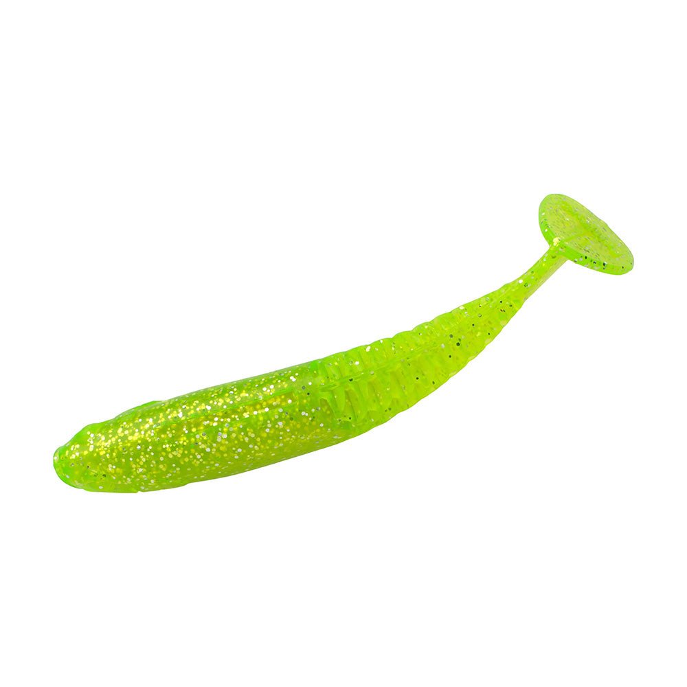Berkley PowerBait Paddlin' PowerStinger - 3.5" - Chartreuse Silver Flash BSWPBSPDPS3.5 - CHCFL [1637613] - Houseboatparts.com