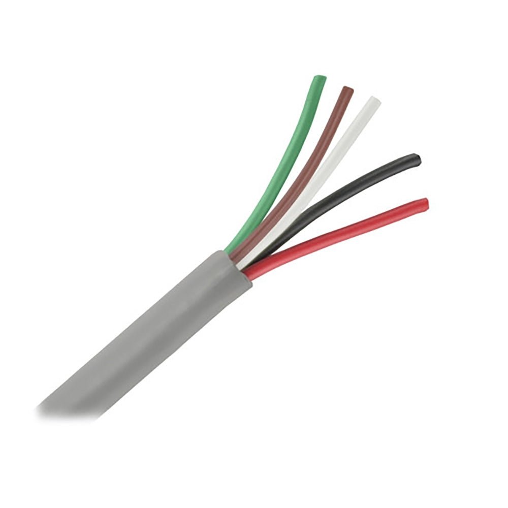 Pacer Unshielded 5 Conductor Cable - 25' - 18/5 AWG - Green, Brown, White, Black, Red [M18/5 - 25] - Houseboatparts.com