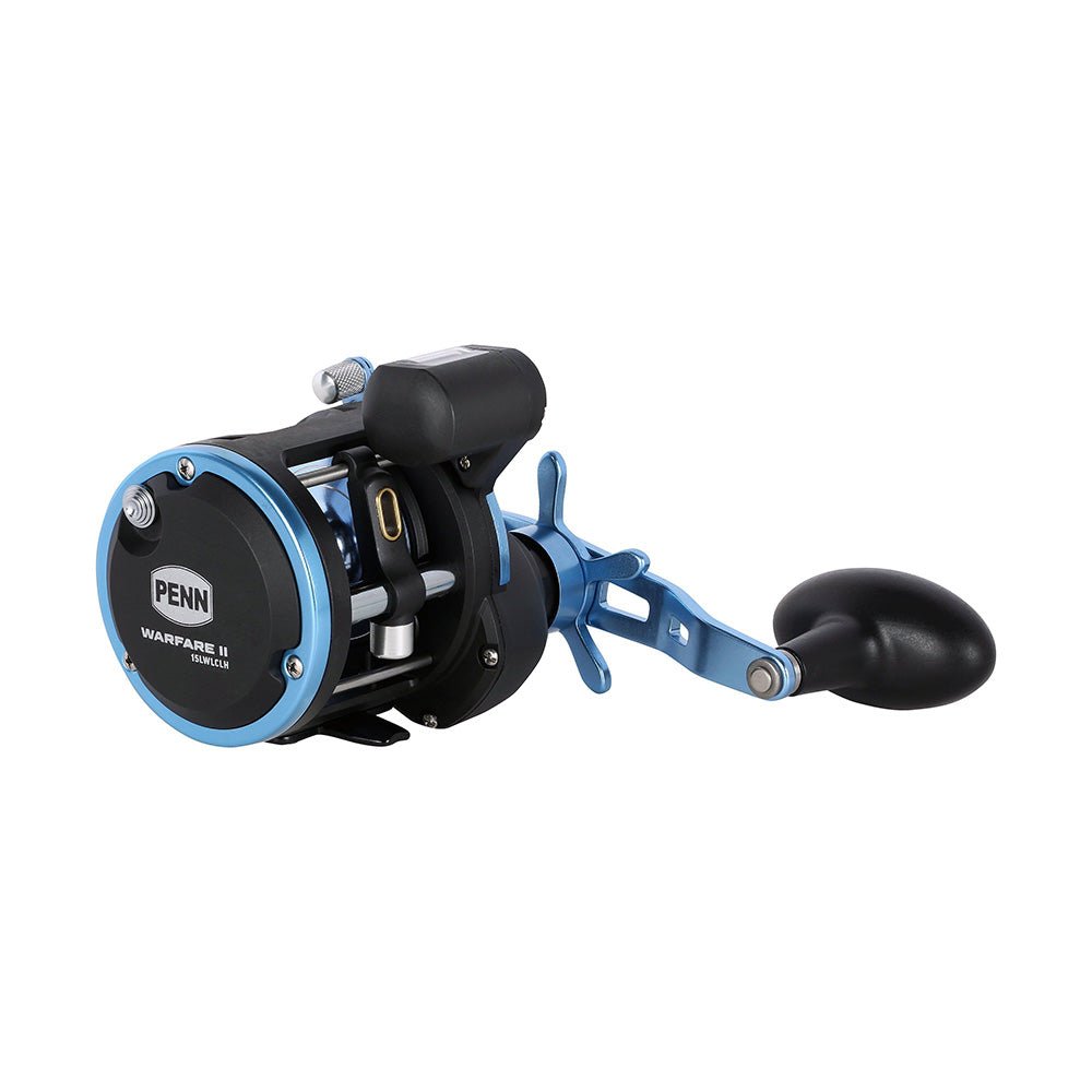 PENN WARII15LWLCLH Warfare II Level Wind 15 Left Hand Conventional Reel w/Line Counter [1639681] - Houseboatparts.com