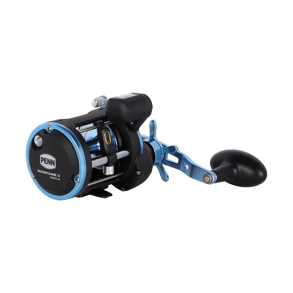 PENN WARII20LWLCLH Warfare II Level Wind 20 Left Hand Conventional Reel w/Line Counter [1639682] - Houseboatparts.com