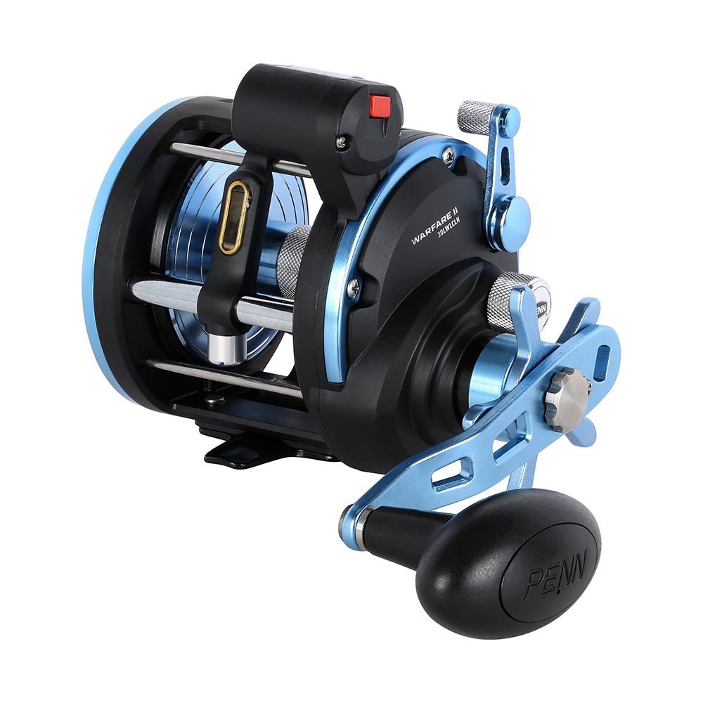 PENN WARII30LWLHLC Warfare II Level Wind 30 Left Hand Conventional Reel w/Line Counter [1639707] - Houseboatparts.com