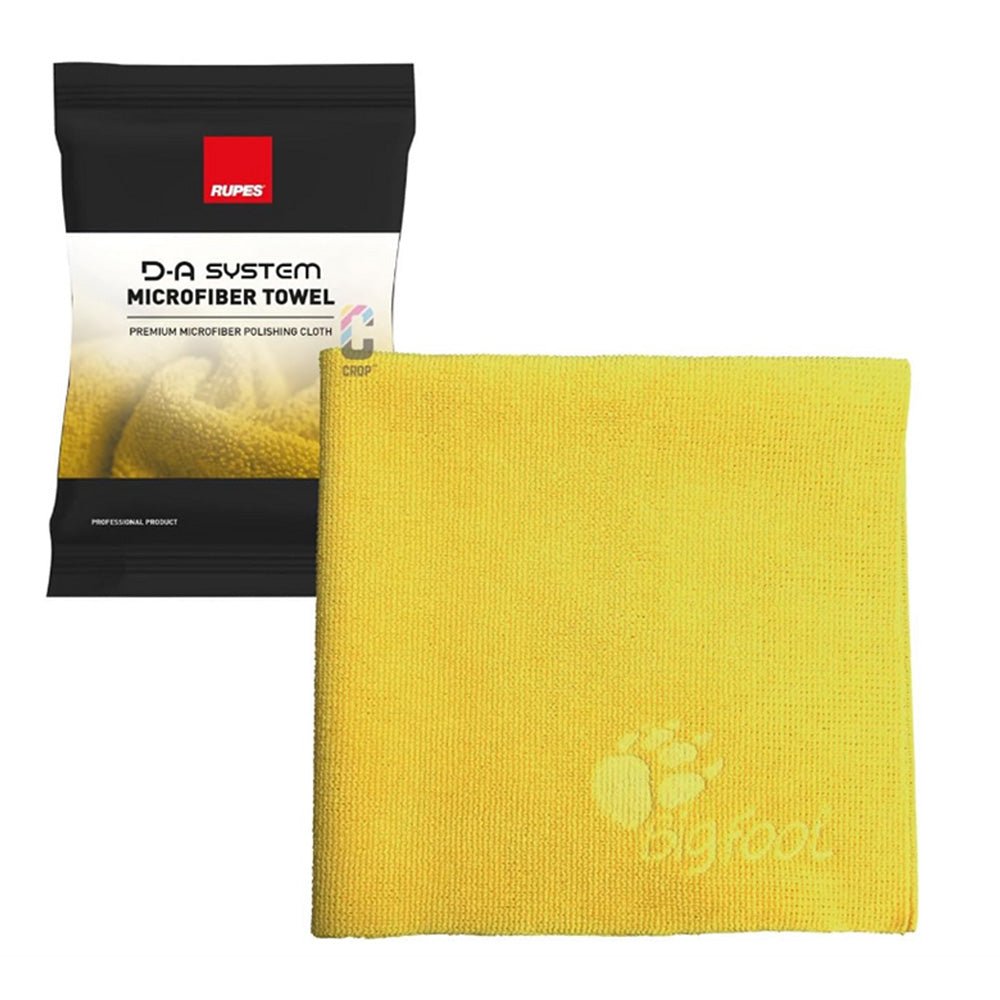 RUPES D - A System Microfiber Towel 16x16 - Yellow [9.BF9060] - Houseboatparts.com