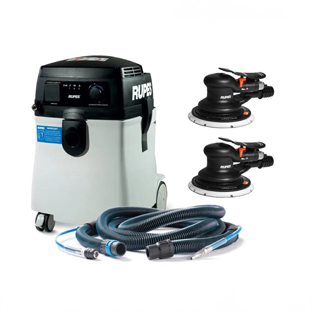 RUPES S245 Portable Vacuum Long Hose Kit w/(1) RH356A (1) RH359A Skorpio Sander [S245EPL/KL2 - 69] - Houseboatparts.com