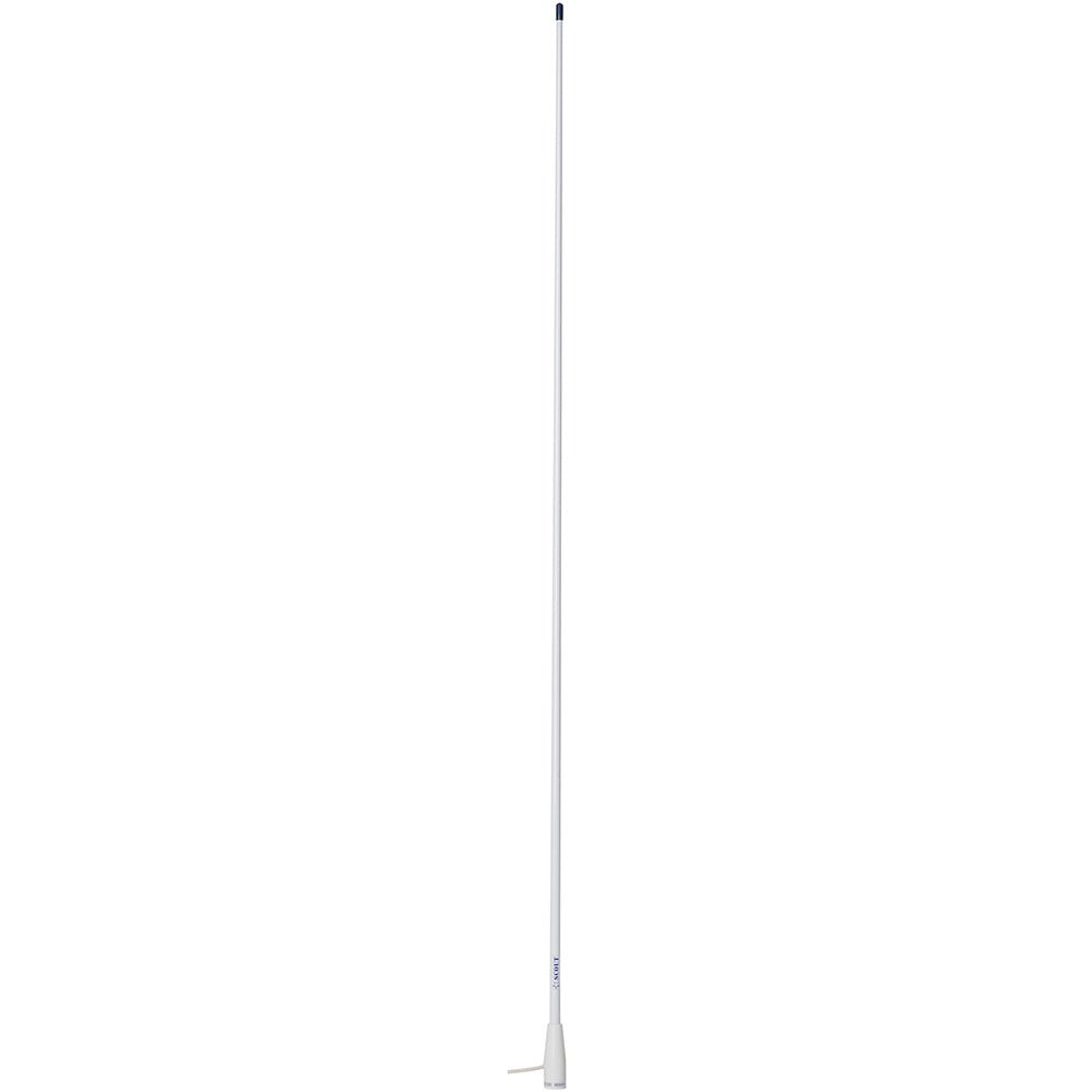 Scout 5' White VHF Antenna 3dB Nylon Ferrule w/5M RG - 58 Coax KS - 22 [PF AN NVHF00002T] - Houseboatparts.com