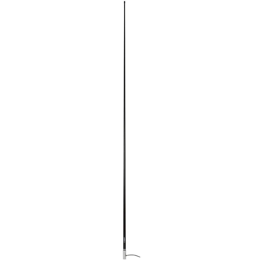 Scout 8' Black VHF Antenna 6dB Stainless Steel Ferrule w/5M RG - 58 Coax Includes PL - 259 KS - 42 [PF AN NVHF00009T] - Houseboatparts.com