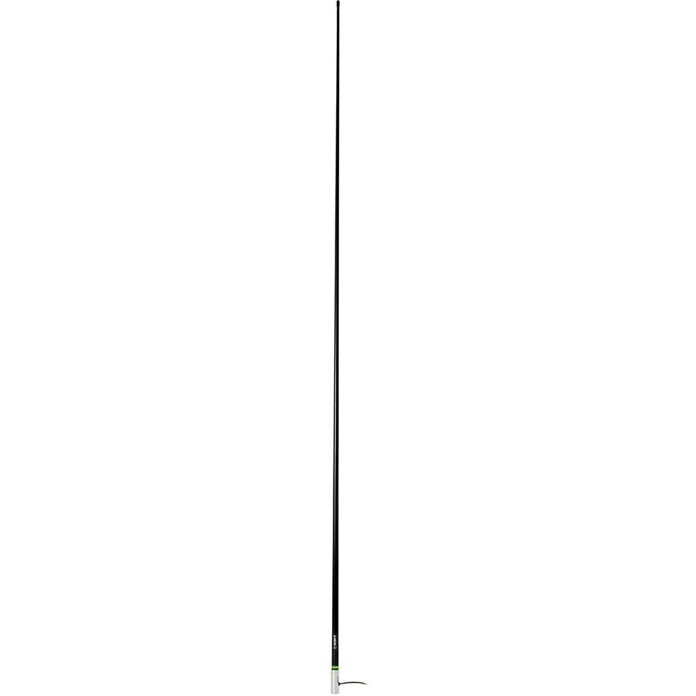 Scout 8' Black VHF Antenna 6dB Heavy Stainless Steel Ferrule w/6M RG - 8x Includes PL - 259 Heavy Duty Offshore Antenna KS - 43 [PF AN NVHF00021T] - Houseboatparts.com