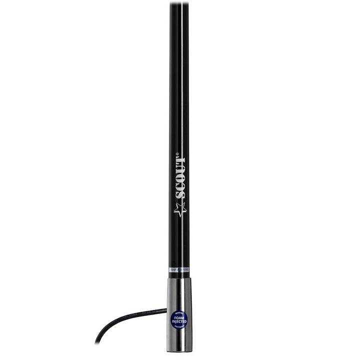 Scout 4' Black AM/FM Antenna Fiberglass [PF AN NAMFM012T] - Houseboatparts.com