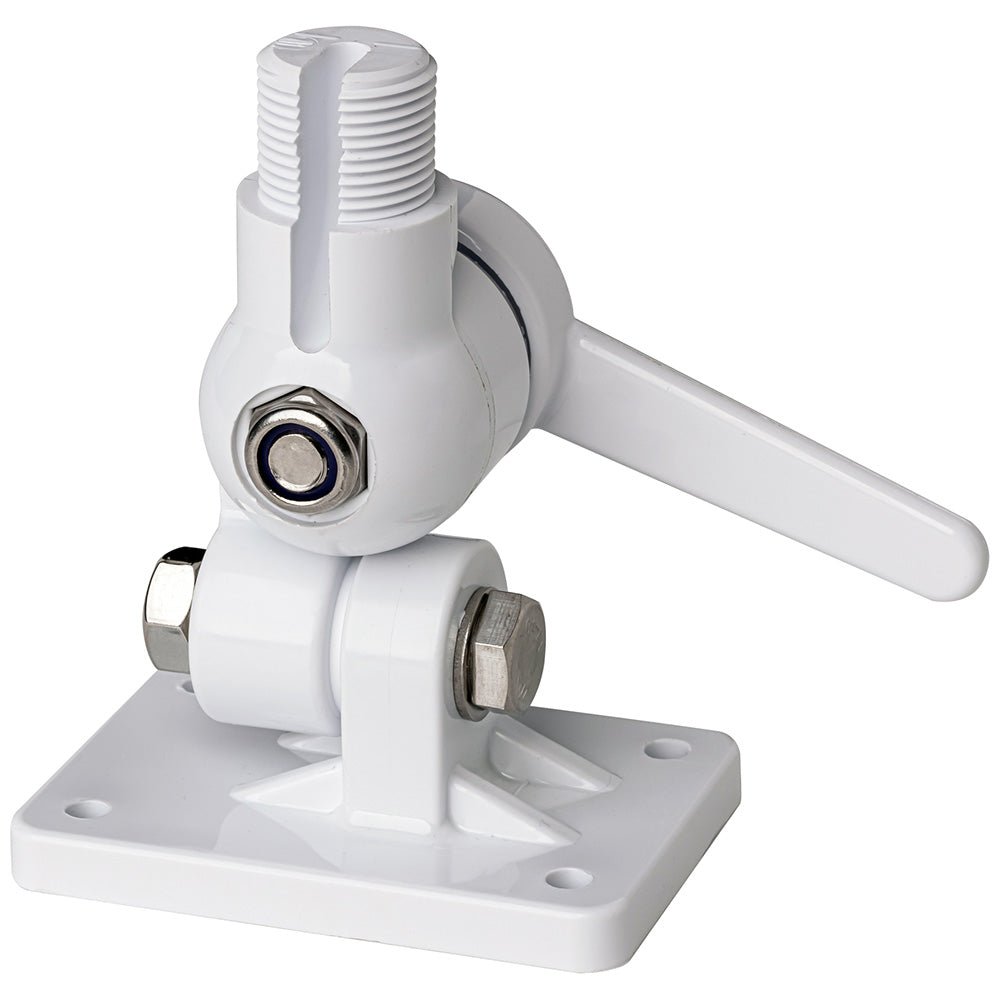 Scout Four - Way Nylon Ratchet Mount - White [PF AC NBASE001] - Houseboatparts.com