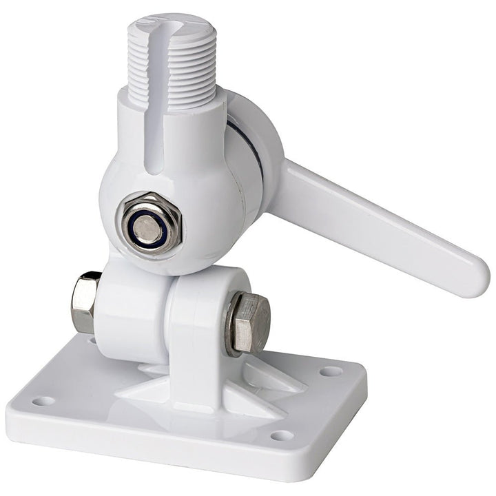 Scout Four - Way Nylon Ratchet Mount - White [PF AC NBASE001] - Houseboatparts.com