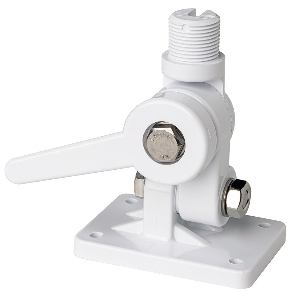 Scout Four - Way Nylon Ratchet Mount - White [PF AC NBASE001] - Houseboatparts.com