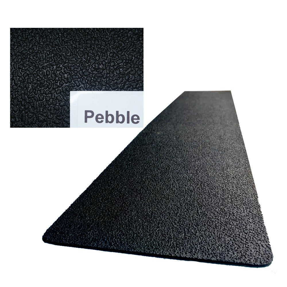 Gator Guards GatorSkinz Non - Skid Step Pad - Black Pebble - 16" x 4" [GSSTEPBLK - PEB - DP] - Houseboatparts.com