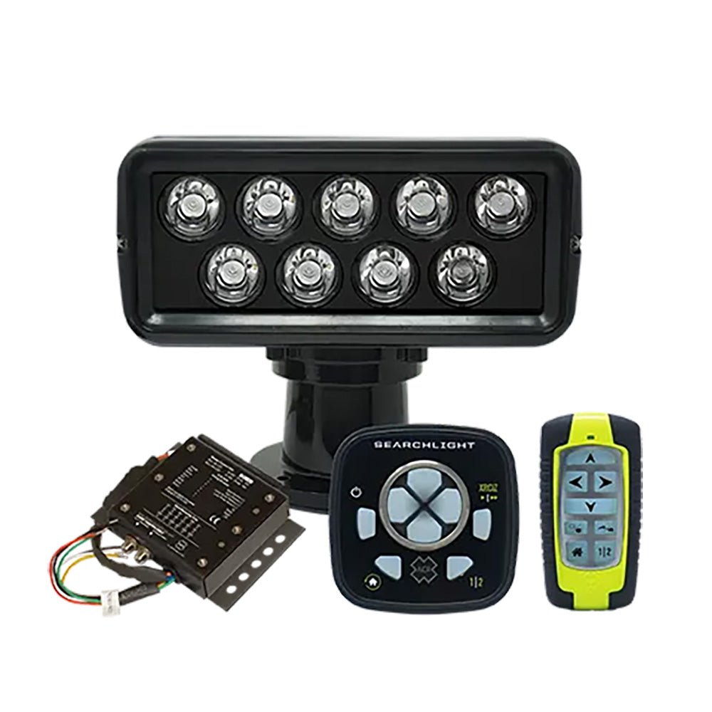 ACR RCL - 100 LED Black Searchlight w/URP - 103 Wired Point Pad, URC - 104 Master Controller URH - 103 Wireless Handheld Remote [1977] - Houseboatparts.com