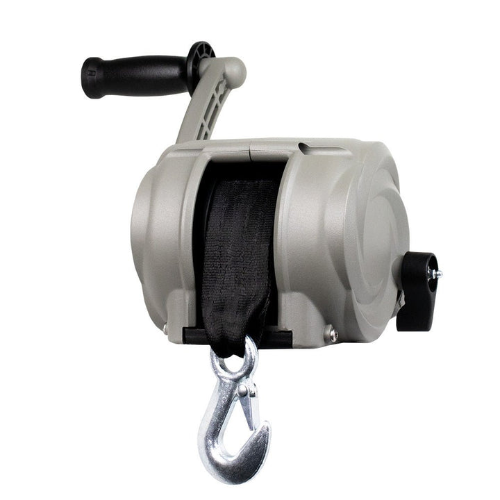 Powerwinch Premier Series Winch 2000lb, 8", Crank Arm - Saltwater Silver [21300 - W - 2000 - 8 - S - R] - Houseboatparts.com