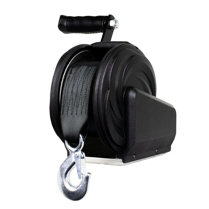 Powerwinch Select Series Winch 1,200lb, 8" Crank Arm - Carbon Black [21400 - W - 1200 - 8 - B - R] - Houseboatparts.com