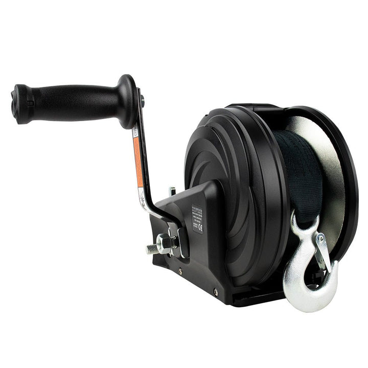 Powerwinch Select Series Winch 2,500lb, 2 Speed, 6" Crank Arm - Carbon Black [21400 - W - 2500 - 6 - B - R] - Houseboatparts.com