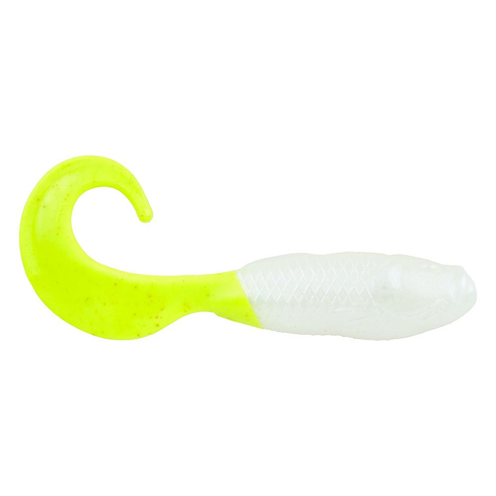 Berkley Gulp! Saltwater Swimming Mullet - 5" - Pearl White/Chartreuse [1519948] - Houseboatparts.com