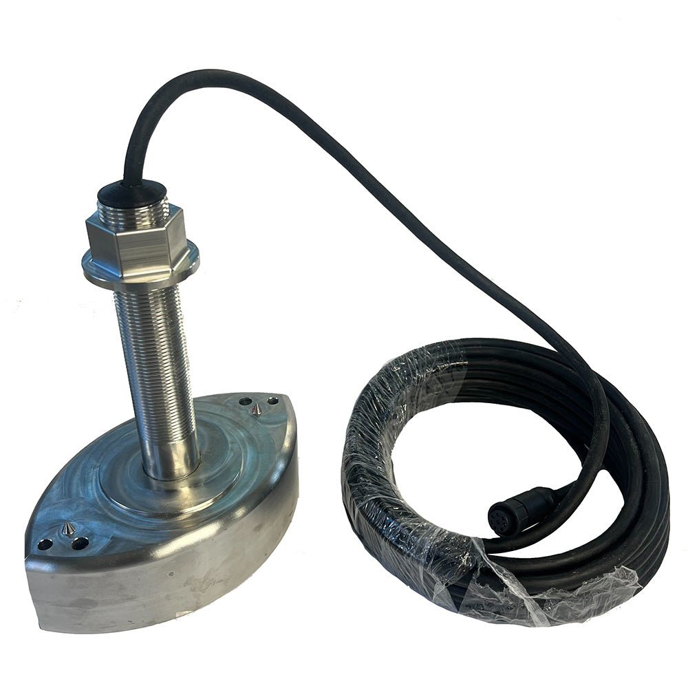 Echonautics ST180D 1kW Thru - Hull Stainless Steel Transducer - 50/200kHz [ST180D1KWCW] - Houseboatparts.com