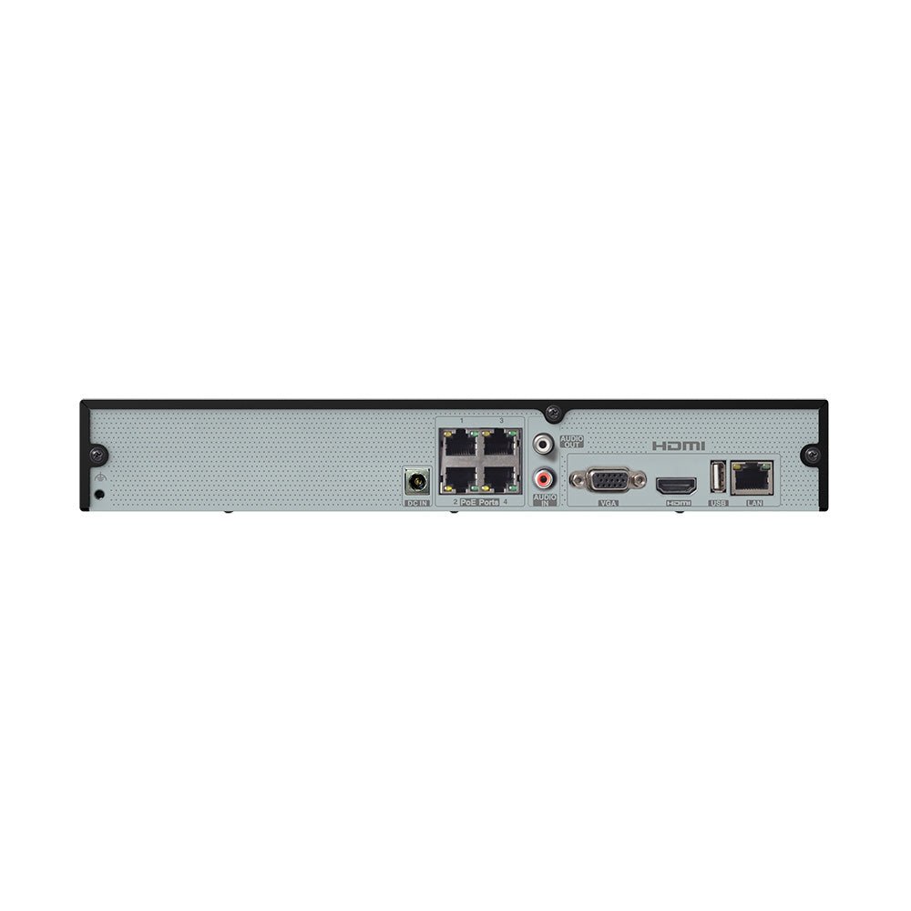 Speco 4 - Channel 4K H.265 NVR w/POE 1 SATA - NDAA - 2TB [N4NRM2TB] - Houseboatparts.com