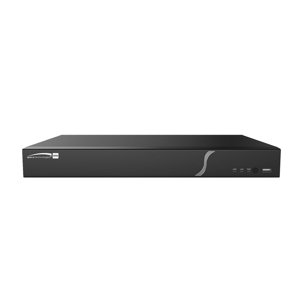 Speco 4 - Channel 4K H.265 NVR w/POE 1 SATA - NDAA - 2TB [N4NRM2TB] - Houseboatparts.com
