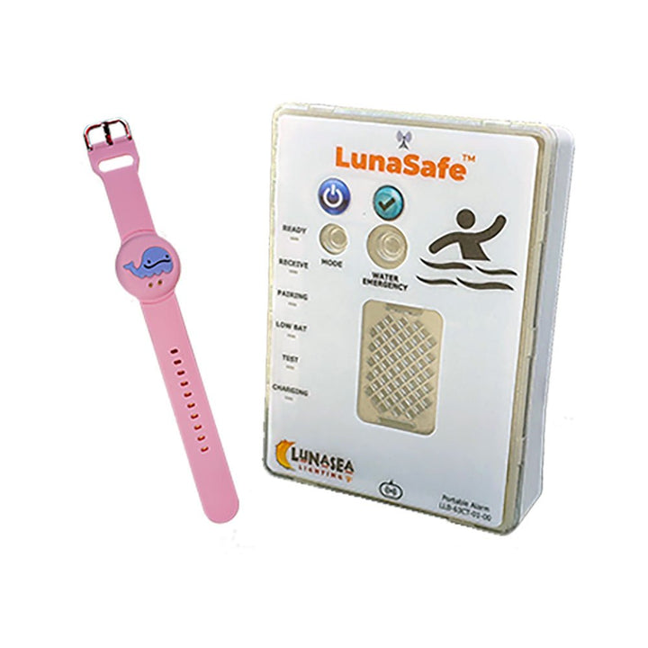 Lunasea Water Activated RF Transmitter w/Rechargeable Alarm Receiver - Pink [LLB - 64PK - 02 - K2] - Houseboatparts.com