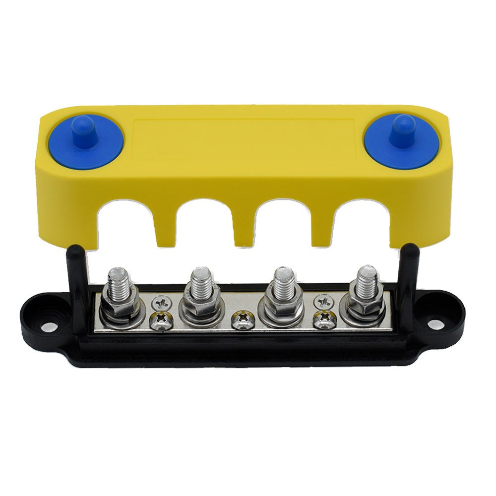 Bluewater Common Stud 4 Gang Negative Busbar Terminal Block [313756 - B - 023] - Houseboatparts.com