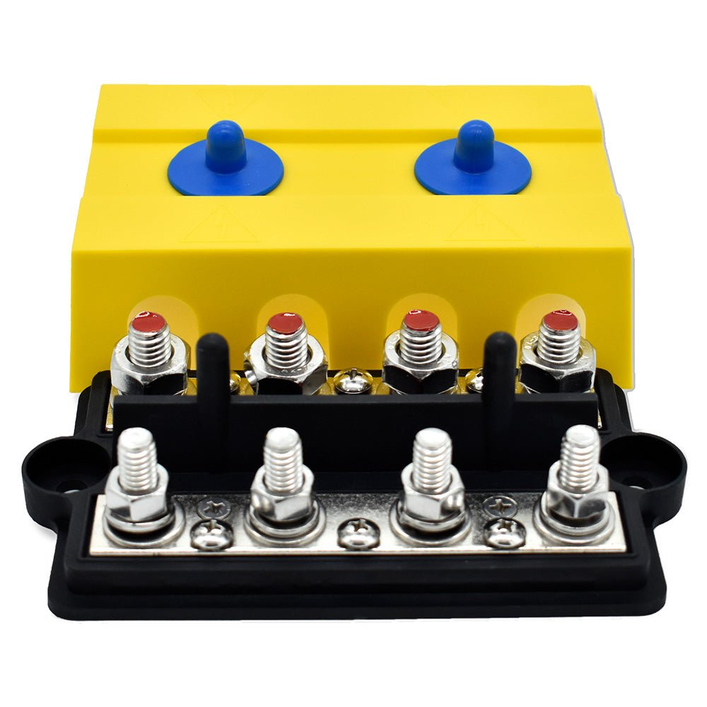 Bluewater Dual 4 Gang Busbar [313856 - B - 023] - Houseboatparts.com