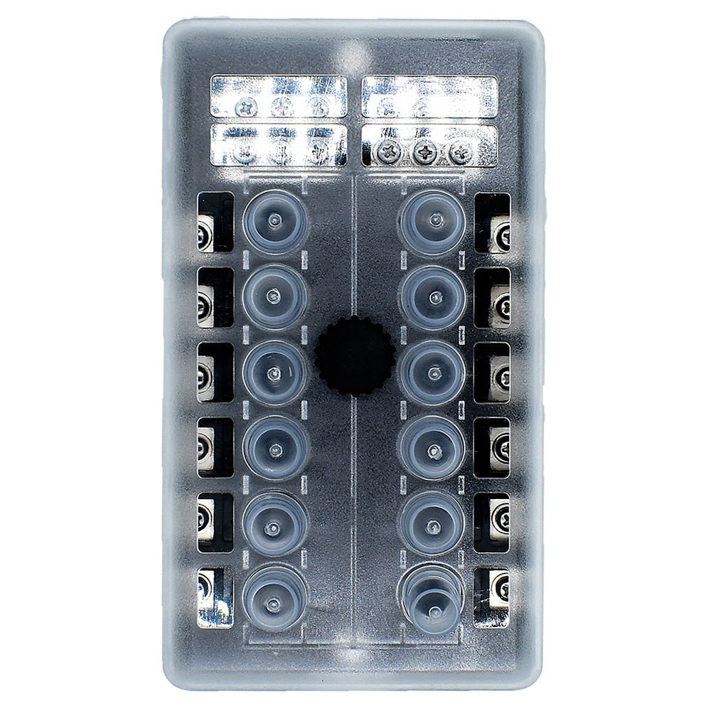 Bluewater 12 Position Beaker Block w/Cover [3200 - 2001 - 012] - Houseboatparts.com