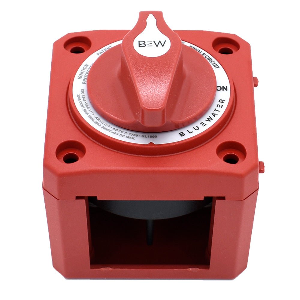 Bluewater On/Off Switch Battery Switch - Surface Mount - Red [9800 - 006 - 11] - Houseboatparts.com