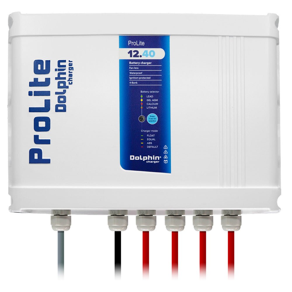 Dolphin ProLite Charger 4 Bank - 12V - 40A [99240] - Houseboatparts.com