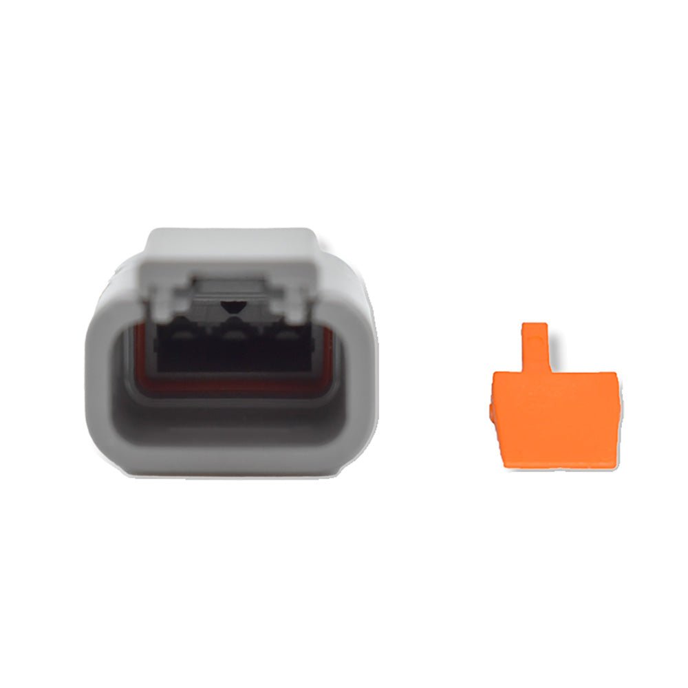 Bluewater 3 Position DTM Male Connector w/Wedge Lock [DTM04 - 3P] - Houseboatparts.com